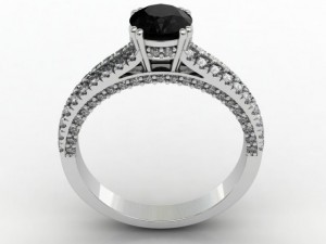 ai3d diamond ring design Modelo 3D