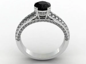 ai3d diamond ring design 3D Model