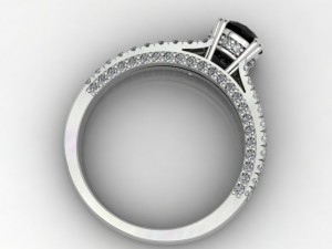 ai3d diamond ring design Modelo 3D