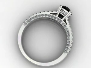 ai3d diamond ring design 3D Model