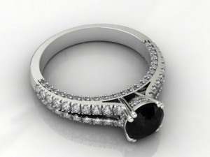 ai3d diamond ring design Modelo 3D