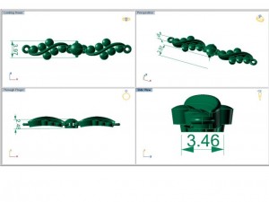creative bangle clip 3D Model