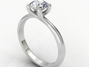 3dm dimaond ring 008 Model 3D