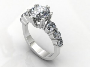 3dm diamond ring 009 3D Model