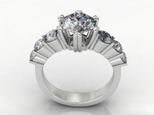 3dm diamond ring 009 3D मॉडल