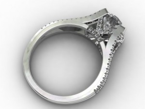 3dm diamond ring 010 3D Model