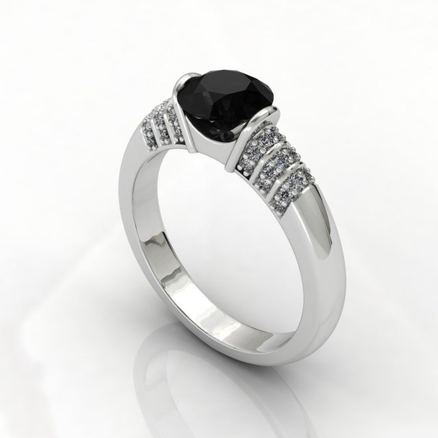 edent diamond ring 3D Модель .c4d .max .obj .3ds .fbx .stl .blend 