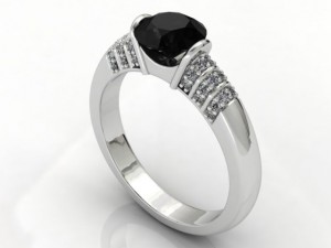 edent diamond ring 3D Model