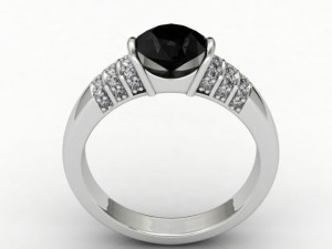 edent diamond ring 3D Модель