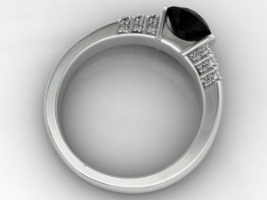 edent diamond ring 3D Модель