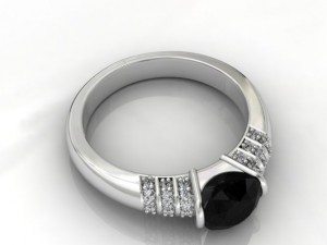 edent diamond ring 3D Модель