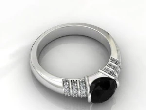 edent diamond ring 3D Model
