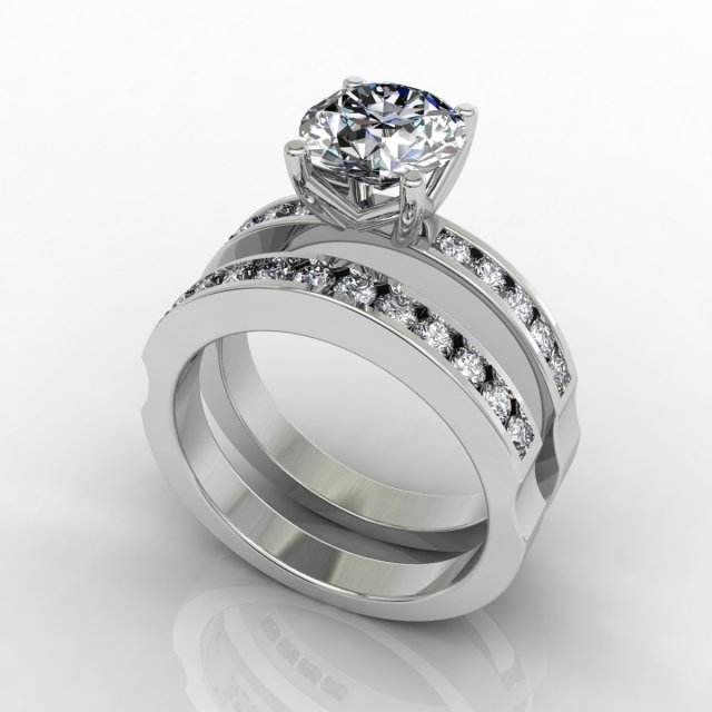 enchenment wedding band Modello 3D .c4d .max .obj .3ds .fbx .stl .blend