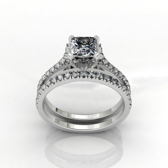 feliciance wedding band 3D Model .c4d .max .obj .3ds .fbx .stl .blend 
