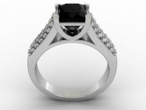fire and ice ring Modèle 3D