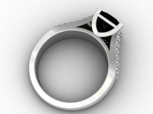 fire and ice ring Modèle 3D