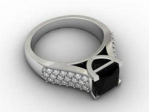fire and ice ring Modèle 3D