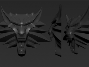 Witcher mark 3D Modell