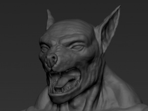 werewolf sculpt 3D Модель