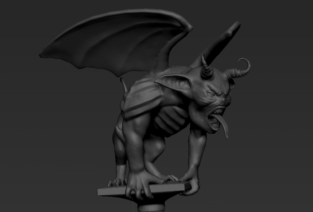 gargulie sculpt 3Dモデル .c4d .max .obj .3ds .fbx .stl .blend 