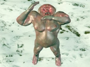 monster yeti Modelo 3D