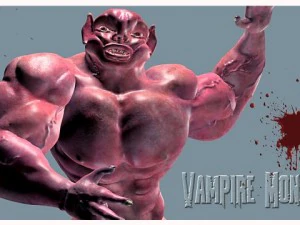 mostro vampiro Modello 3D