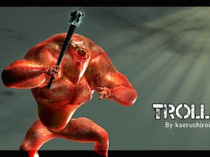 troll 3D-Modell