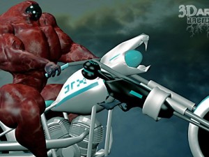 ciborg soldier 3D 模型