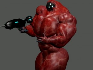 ciborg soldier 3D Model