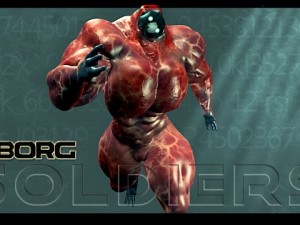 ciborg soldier 3D Model