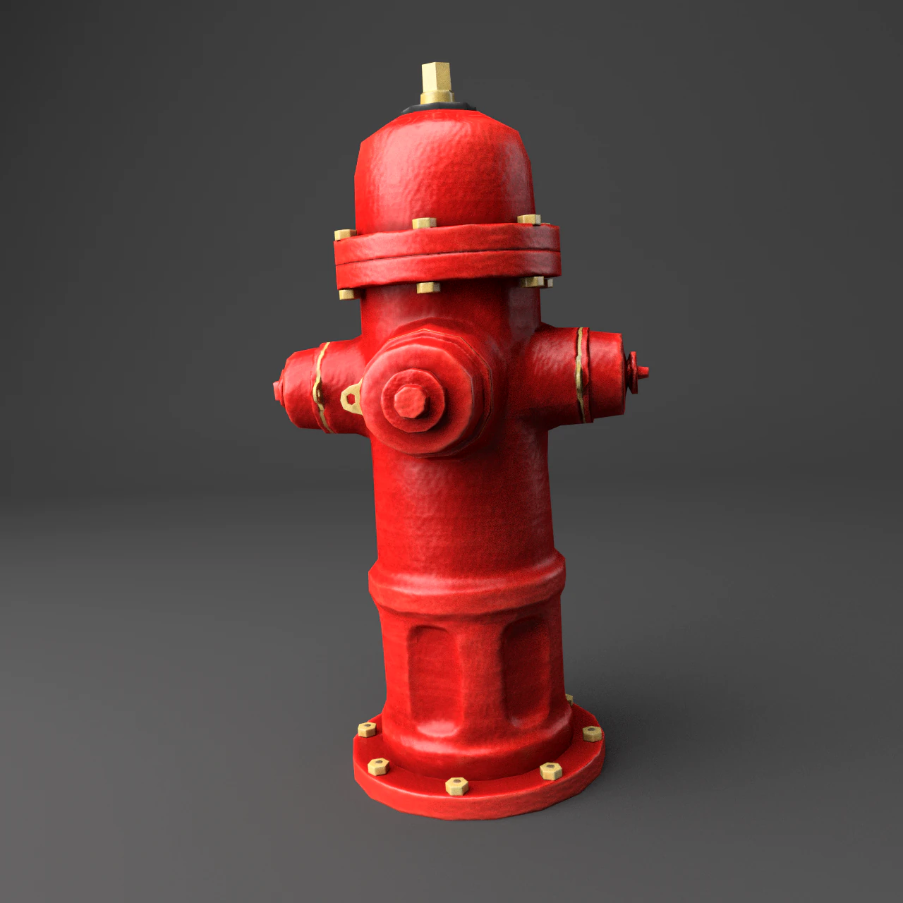 fire hydrant 3D Model .c4d .max .obj .3ds .fbx .stl .blend 