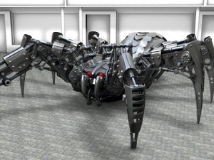 robot spider Modello 3D