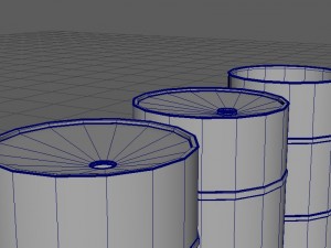 game-ready barrels 3D Модель