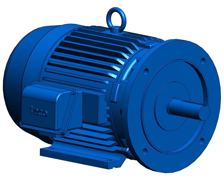electic motor 11 kw 3000 rpm 3D Print Model .c4d .max .obj .3ds .fbx .stl .blend