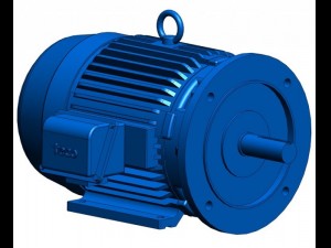 electic motor 11 kw 3000 rpm 3D-Druckmodell