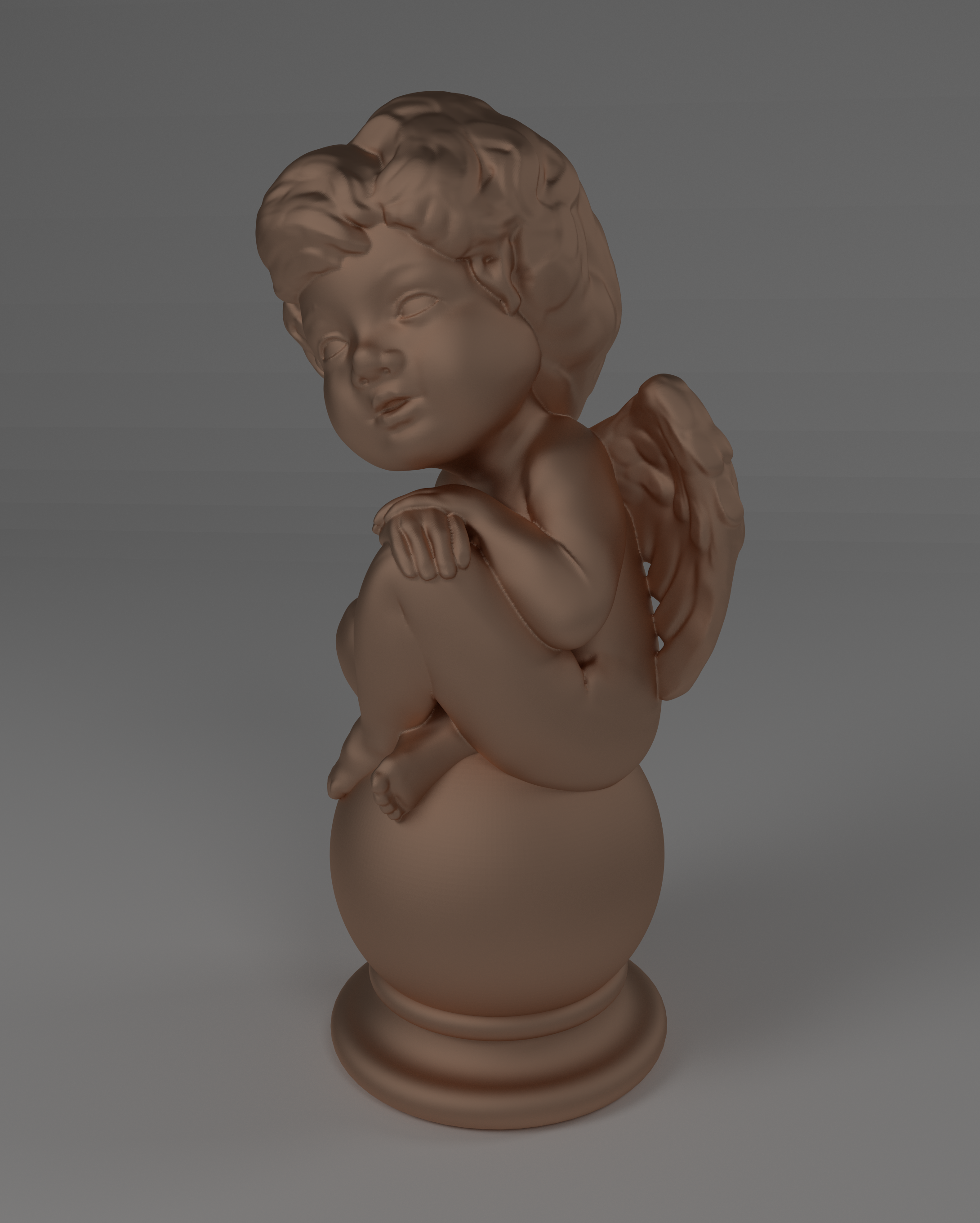 sculpture angel 3D-Modell .c4d .max .obj .3ds .fbx .stl .blend 