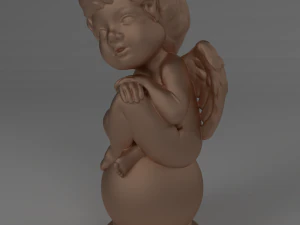 彫刻天使 3Dモデル