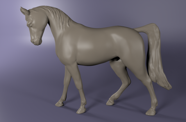 horse Modèles 3D en vedette .c4d .max .obj .3ds .fbx .stl .blend 