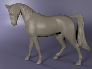 horse Modello di stampa 3D