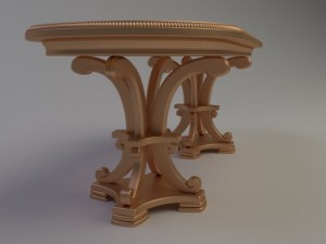 table 3D 模型
