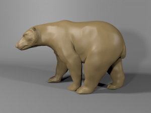 polar bear 3D Print Model