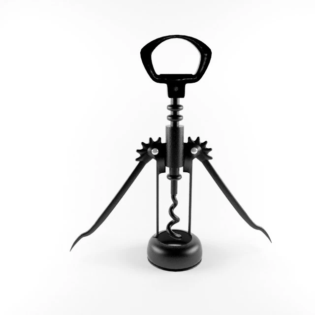 corkscrew 3D Model .c4d .max .obj .3ds .fbx .stl .blend 