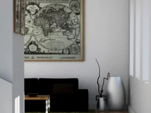 appartement int&eacute;rieur Modèle 3D