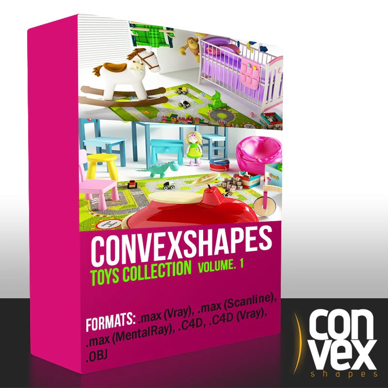 toys collection volume 1 3D Model .c4d .max .obj .3ds .fbx .stl .blend