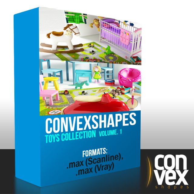 toys collection vray Model 3D .c4d .max .obj .3ds .fbx .stl .blend 