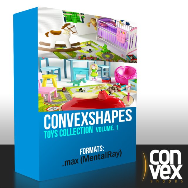 toys collection mentalray 3D Модель .c4d .max .obj .3ds .fbx .stl .blend 