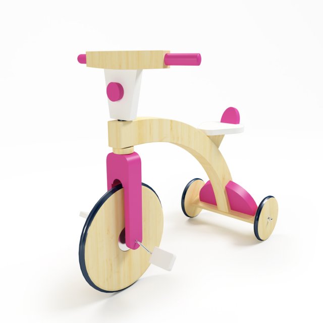 baby bike Modello 3D .c4d .max .obj .3ds .fbx .stl .blend 