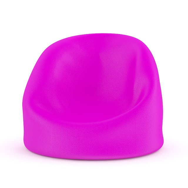 pouf purple 3D मॉडल .c4d .max .obj .3ds .fbx .stl .blend 