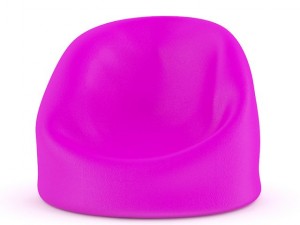 pouf purple 3D Model