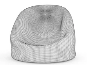 pouf purple 3D Model
